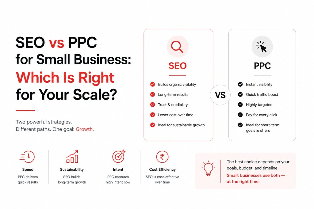 SEO vs PPC for Small Business