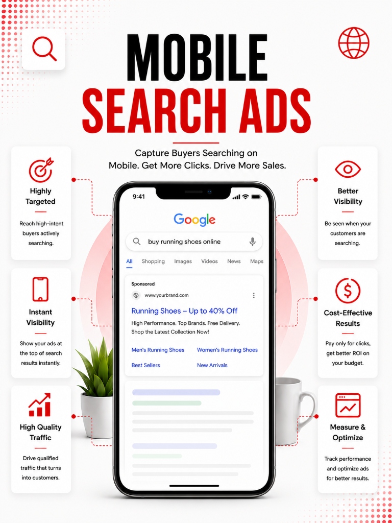 Mobile Search Ads Screen